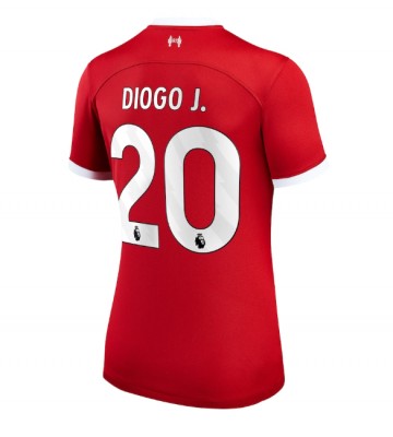 Liverpool Diogo Jota #20 Replika Hjemmebanetrøje Dame 2023-24 Kortærmet